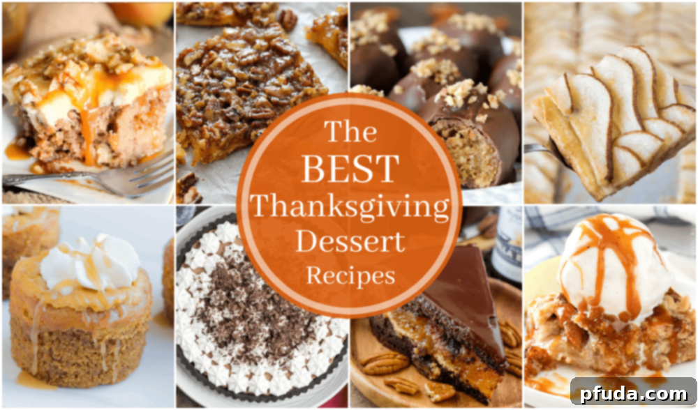 Thanksgiving's Sweetest Finale: 15+ Must-Try Desserts 2 The Best Thanksgiving Dessert Recipes: A curated collection of sweet treats for your holiday table.