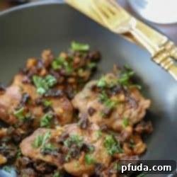 Insanely delicious dinner everyone will love - Pork Medallions with Prunes and Walnuts! A quick and easy gourmet meal for any night of the week.