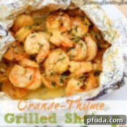 Orange Thyme Grilled Shrimp