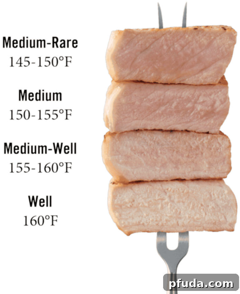 Pork Chili Verde Recipe + Pass the Pork Recap - Visual for Pork Cooking Temperatures