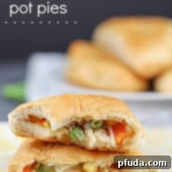 Easy Hand-Held Chicken Pot Pies