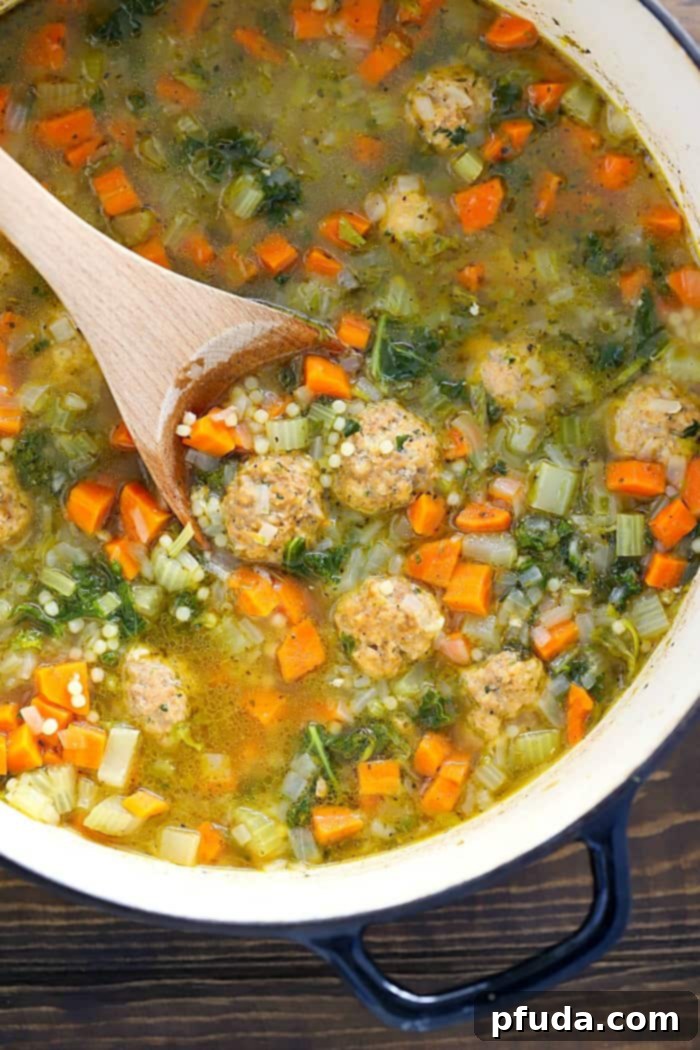 The Ultimate Italian Wedding Soup 2 This is the BEST Italian Wedding Soup Recipe Ever!! So easy to make and is a huge crowd pleaser!