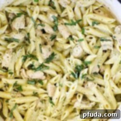 Perfect Creamy Chicken Pesto Pasta 2 Featured image for Creamy Chicken Pesto Pasta recipe.