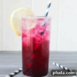 Homemade Blueberry Soda