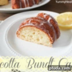 Glazed Ricotta Bundt Cake