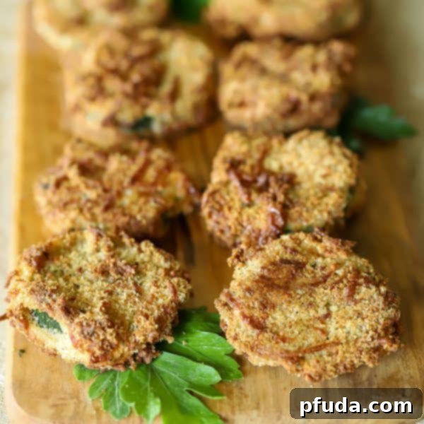 Platter of yummy breaded zucchini chips.