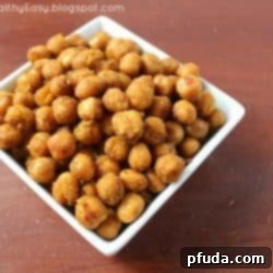 Crunchy Chickpeas in a bowl
