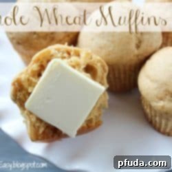 Moist, soft, easy and healthier Whole Wheat Muffins