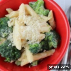 Skinny Cheesy Penne with Broccoli