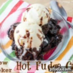 Delicious Slow Cooker Hot Fudge Cake