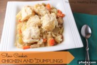 Comforting Slow Cooker Chicken and Dumplings