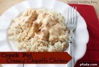 Smoky Creamy Slow Cooker Chipotle Chicken