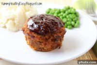 Savory Turkey Meatloaf Muffins with Zesty BBQ Glaze