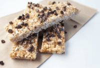No Bake Chewy Chocolate Chip Granola Bars