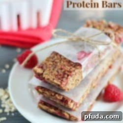 Raspberry Chocolate Protein Bars recipe image
