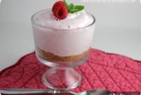 Easy No-Bake Raspberry Cheesecakes