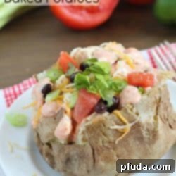Taco Style Baked Potaotes