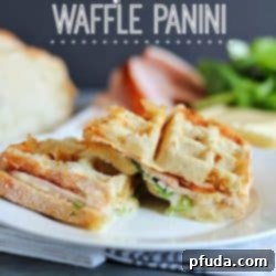 Gourmet Turkey and Swiss Waffle Panini 2 Turkey & Swiss Waffle Panini