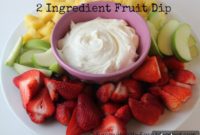 Effortless Two-Ingredient Fruit Dip