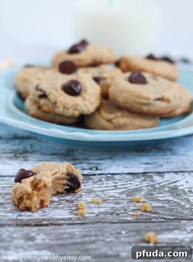 Deliciously soft and easy chocolate chip Bisquick cookies on a cooling rack.
