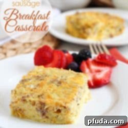 Delicious Egg and Sausage Breakfast Casserole Plus a Kindle Giveaway 2 Easy and delicious casserole made with egg, sausage, cottage cheese & green chilies that everyone loves! Perfect for breakfast, brunch and parties.