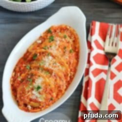 Golden Velvety Ravioli Bake 2 Creamy Baked Ravioli - Yummy, Healthy, Easy