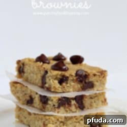 Fudgy Gluten Free White Bean Brownies 2 White Bean Brownies - gluten free brownies made using garbanzo beans (aka chickpeas) instead of flour. Soft, easy to make, delicious and healthy! #glutenfree #flourless