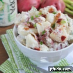 Quick Four-Ingredient Potato Salad 2 Super easy potato salad recipe using only FOUR simple ingredients! Perfect to serve with your next BBQ. Plus it's gluten-free!