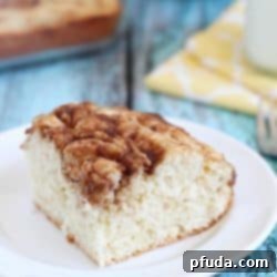 Cinnamon Ribbon Coffee Cake 2 Cinnamon Swirl Coffee Cake - quick and easy coffee cake made using baking mix and with cinnamon swirls throughout!