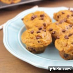 Delicious Mini Pumpkin Muffins prepared with healthy ingredients