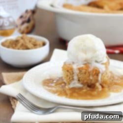 Caramel Pudding Cake - a warm layer of cake on top with a delicious layer of caramel on the bottom. Only 4 ingredients!!