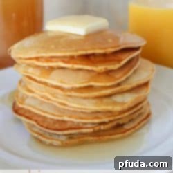 Wholesome Pumpkin Spice Stacks 2 Delicious lighter and healthier pumpkin pancakes