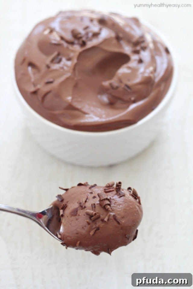 Chocolate Tofu Pudding - velvety smooth, chocolatey and unbelievably easy! Only three main ingredients and a few spices will make you a dessert you won't even believe is healthier! Chocolate Tofu Pudding - velvety smooth, chocolatey and unbelievably easy! Only three main ingredients and a few spices will make you a dessert you won't even believe is healthier!