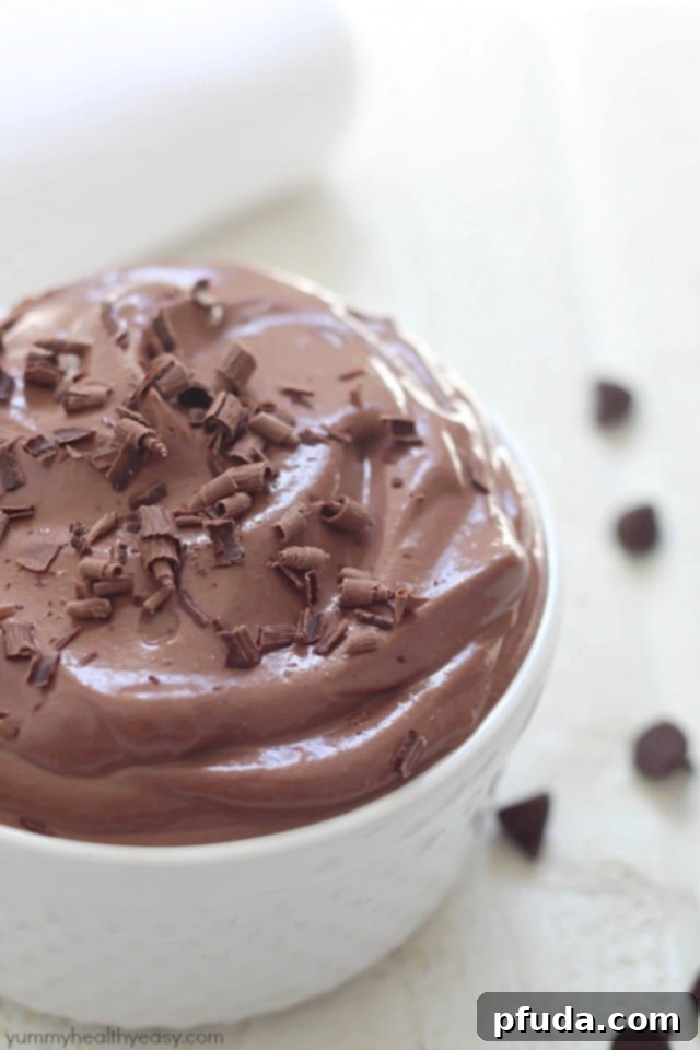 Chocolate Tofu Pudding - velvety smooth, chocolatey and unbelievably easy! Only three main ingredients and a few spices will make you a dessert you won't even believe is healthier! Chocolate Tofu Pudding - velvety smooth, chocolatey and unbelievably easy! Only three main ingredients and a few spices will make you a dessert you won't even believe is healthier!