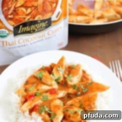 Effortless Thai Coconut Chicken Curry 2 Quick & Easy Thai Coconut Chicken Curry - made in 10 minutes and all in one pan. Doesn't get much easier than that! #panwithaplan #imaginenation