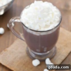 Crock Pot Hot Chocolate: The easiest way to make hot chocolate for a crowd!