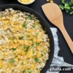 A vibrant, delicious One-Pot Turkey Skillet meal