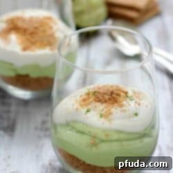 Velvety Avocado Lime Bliss 2 When life gives you avocados, make a parfait! Creamy, delicious No-Bake Avocado Lime Parfaits. With a layer of cinnamon graham crumbles, a rich layer of avocado and lime and a creamy yogurt topping plus some lime zest thrown on top - heaven!