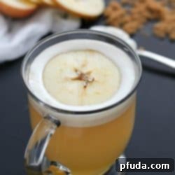 Cozy Slow Cooker Caramel Apple Delight 2 Warm, creamy, delicious caramel hot apple cider cooked right in the crock pot, and with only 4 easy ingredients!