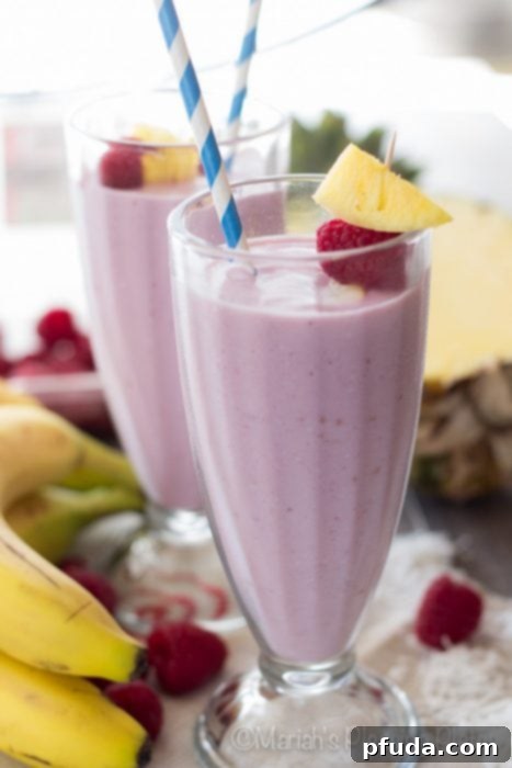 Week 10: Your Healthy Meal Guide 11 Energizing Raspberry Pina Colada Smoothie