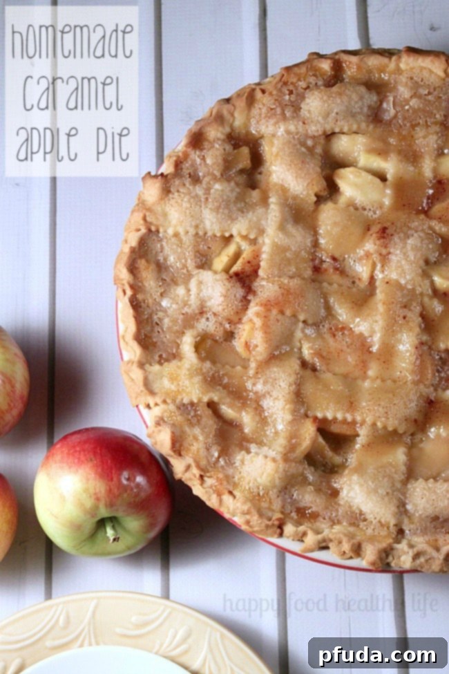 Irresistible Homemade Caramel Apple Pie