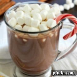 A Moment in a Mug 2 Single serving hot chocolate with marshmallows, a fast and simple homemade recipe